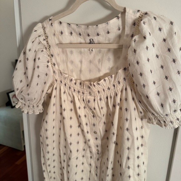 ANTHROPOLOGIE X DRA puff sleeve boho farm girl dress - Picture 3 of 5